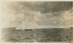 Image: Power Boat- George Borup near iceberg